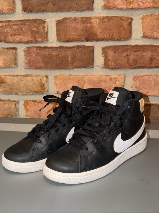Nike Shoes - Nike Court Royale Mid Black & White High Top Sneakers